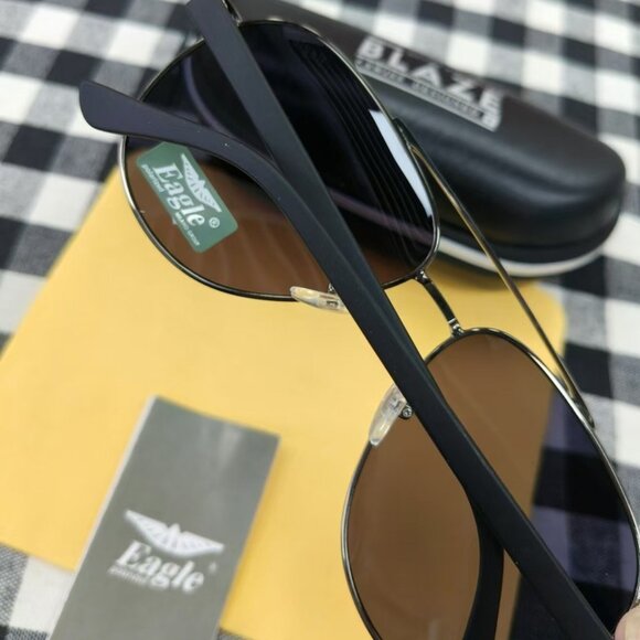 Eagle Polarized Aviator Sunglasses | Gently Used, Great Condition - Picture 3 of 5